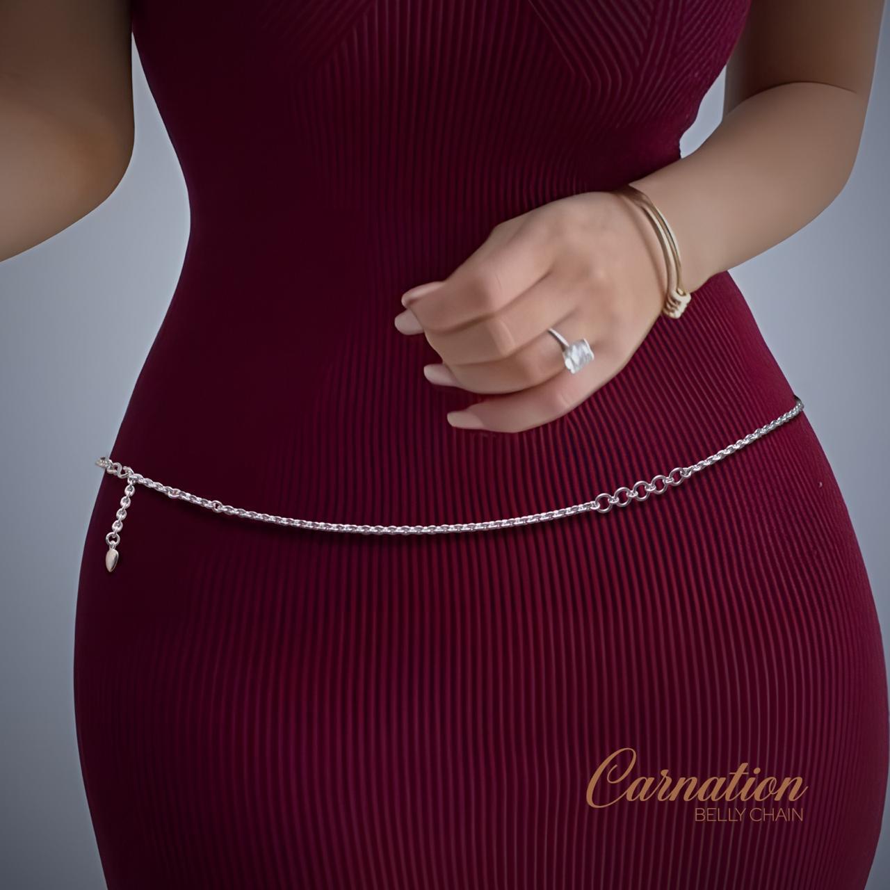 Carnation Belly Chain