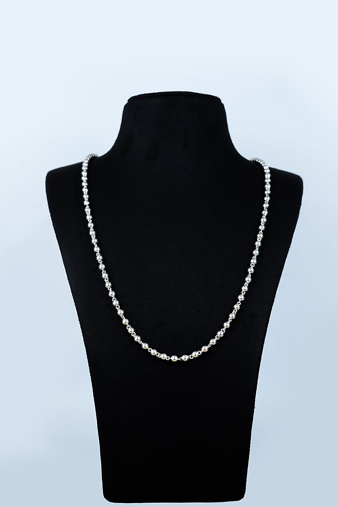 Silver Manimaala/Silver Beeds - Chain
